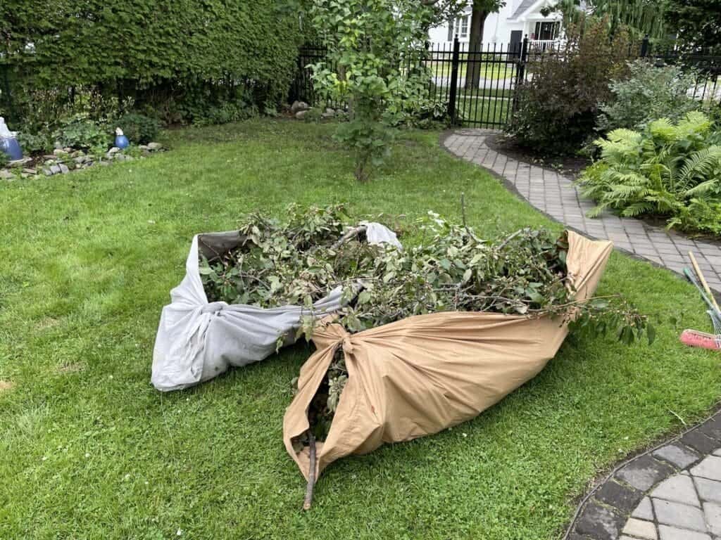 Tarps Make it Easy! - North American Japanese Garden Association %
